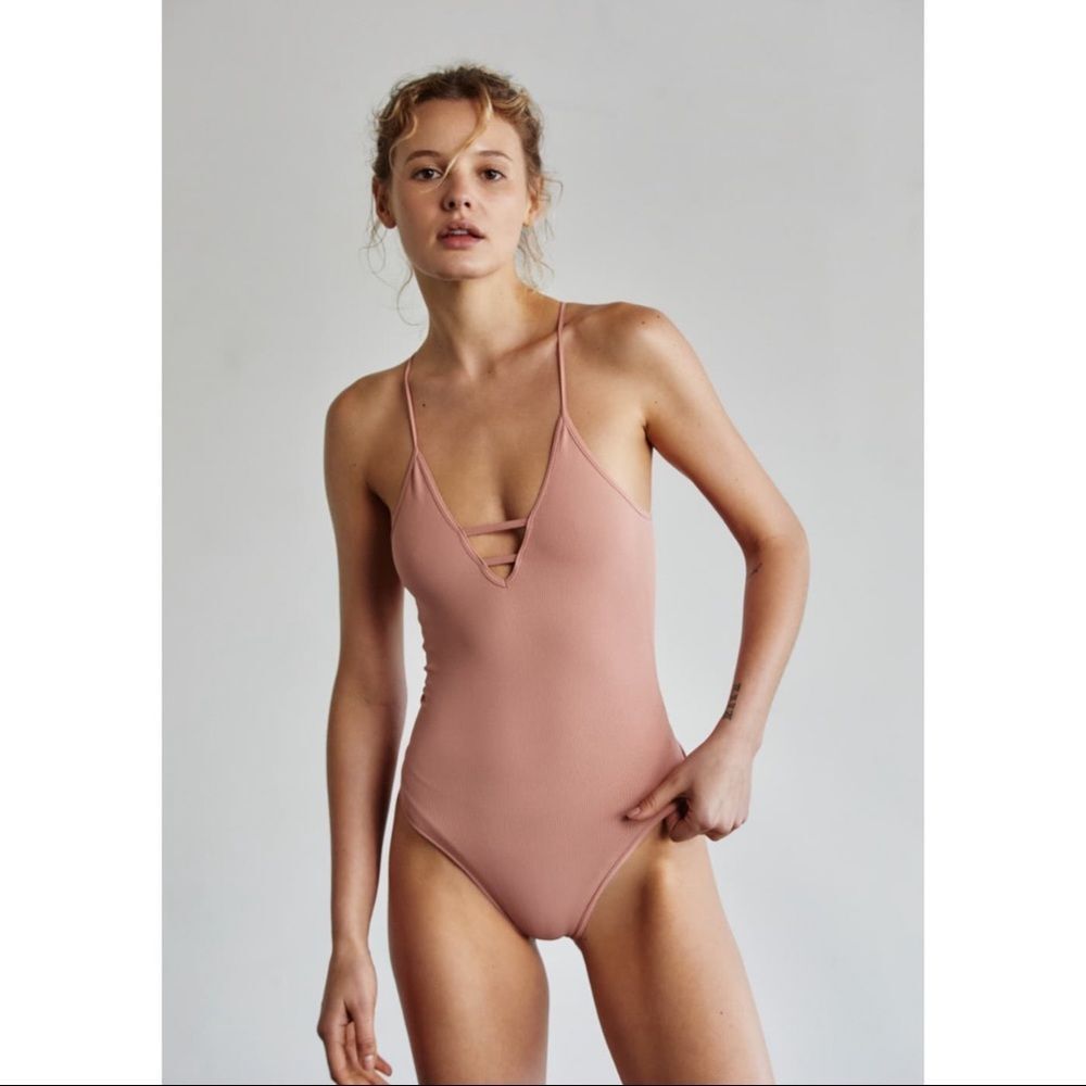 NEW Free People Dance All Day Strappy Bodysuit